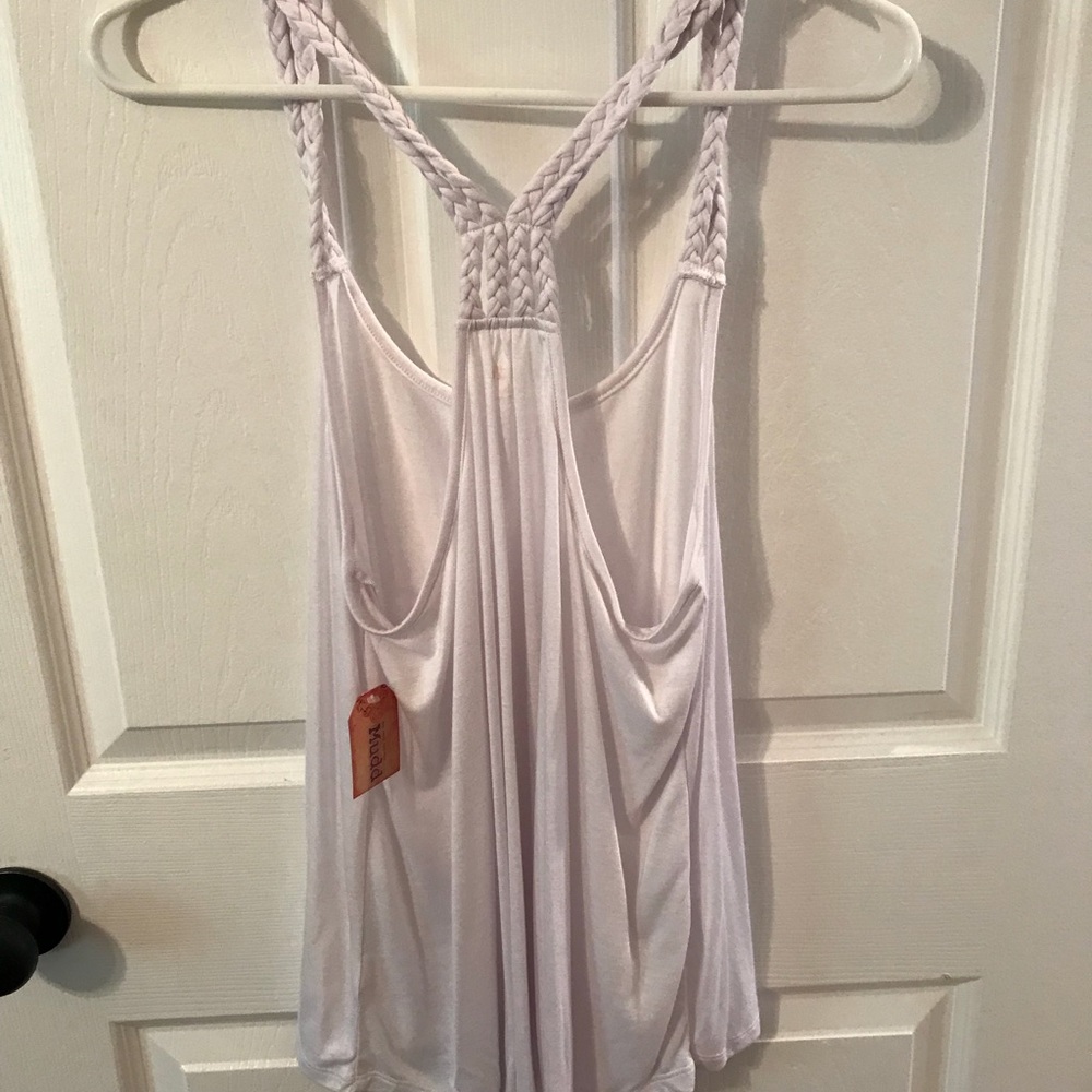 Mudd tank top. Braided straps. XL juniors.